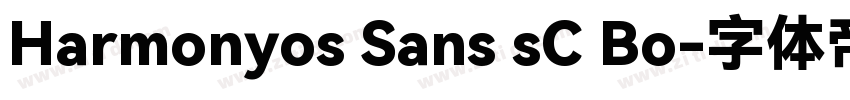 Harmonyos Sans sC Bo字体转换